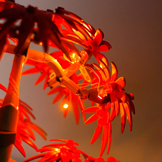BrickBling - LED Licht Set für LEGO Japanischer Roter Ahorn - Bonsai-Baum (10348)
