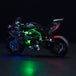 BrickBling - LED Licht Set für LEGO Kawasaki Ninja H2R Motorrad (42170)