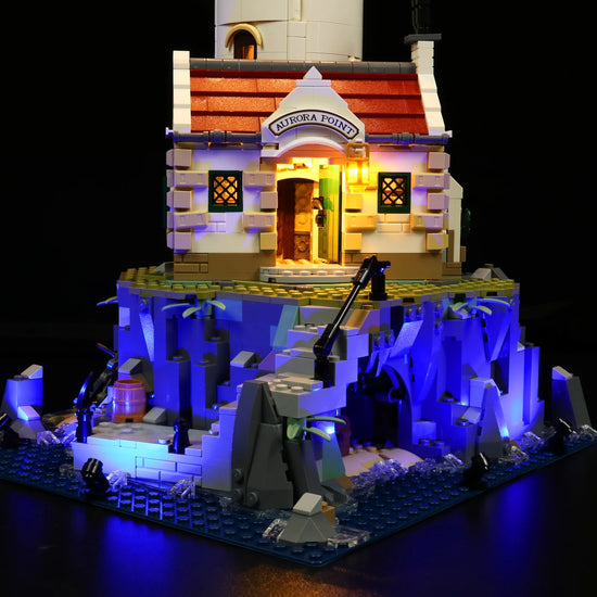 BrickBling - LED Licht Set für LEGO Motorisierter Leuchtturm (21335) inkl. Fernbedienung