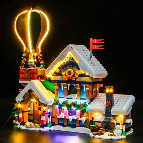 LED Licht Set für LEGO Postamt des Weihnachtsmanns (10339) inkl. Fernbedienung