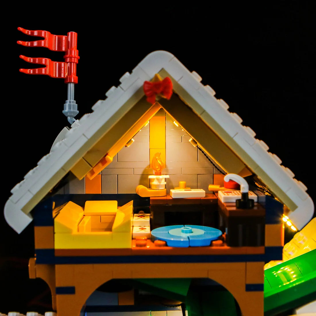 LED Licht Set für LEGO Postamt des Weihnachtsmanns (10339) inkl. Fernbedienung