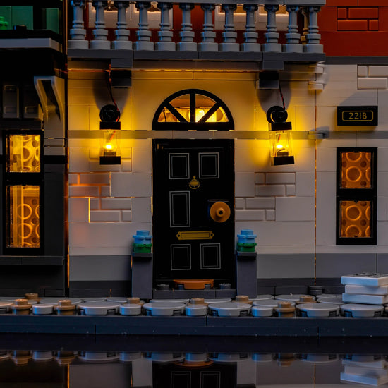 BrickBling - LED Licht Set für LEGO Sherlock Holmes: Bücherstütze (10351) inkl. Fernbedienung
