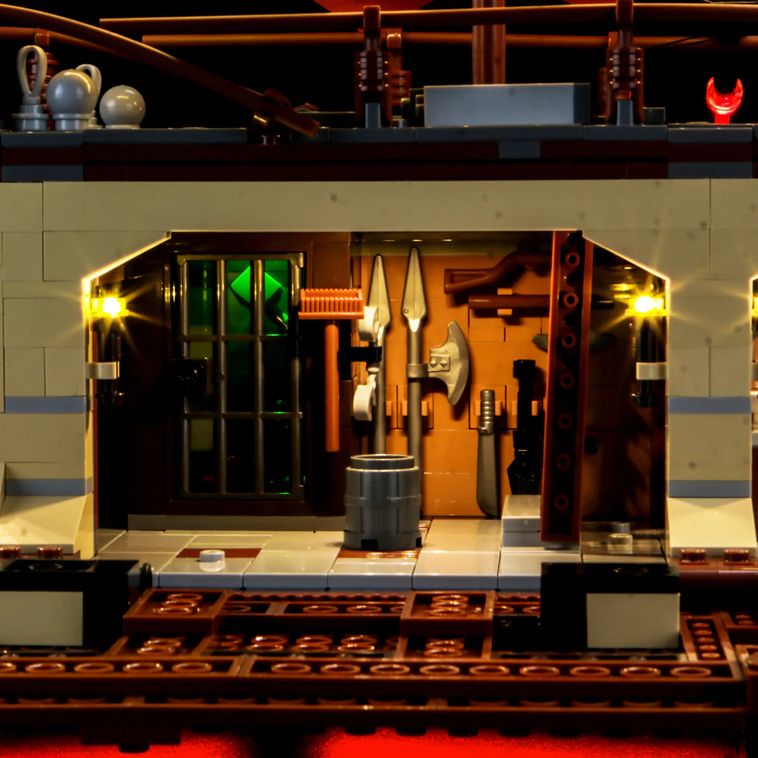 LED Licht Set für LEGO Star Wars: Jabbas Segelbarke (75397) inkl. Fernbedienung