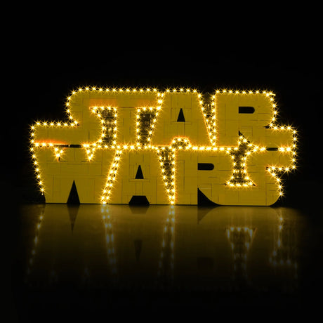 LED Licht Set für LEGO Star Wars Logo aus LEGO Steinen (75407)