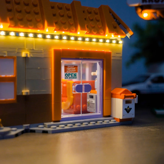 BrickBling - LED Licht Set für LEGO The Simpsons™: Krusty Burger (10352) inkl. Fernbedienung