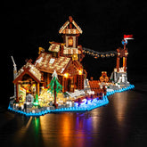 LED Licht Set für LEGO Wikingerdorf (21343) inkl. Fernbedienung