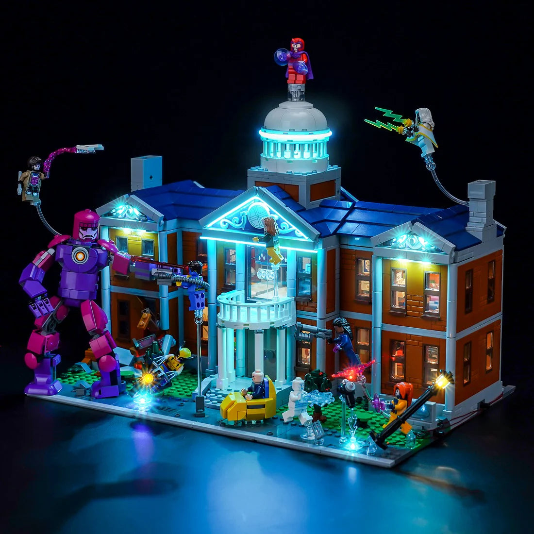 LED Licht Set für LEGO X-Men: X-Mansion (76294) inkl. Fernbedienung