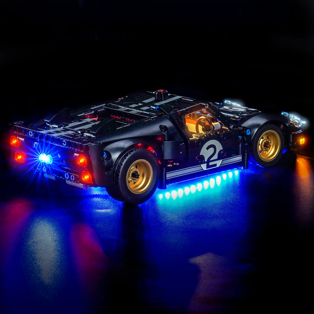 LED Licht Set für LEGO 1966 Ford GT40 MKII Rennwagen (42223)