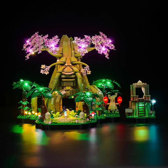 BrickBling - LED Licht Set für LEGO Deku-Baum 2-in-1 (Breath of the Wild Version) (77092) inkl. Fernbedienung