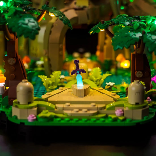 BrickBling - LED Licht Set für LEGO Deku-Baum 2-in-1 (Breath of the Wild Version) (77092) inkl. Fernbedienung