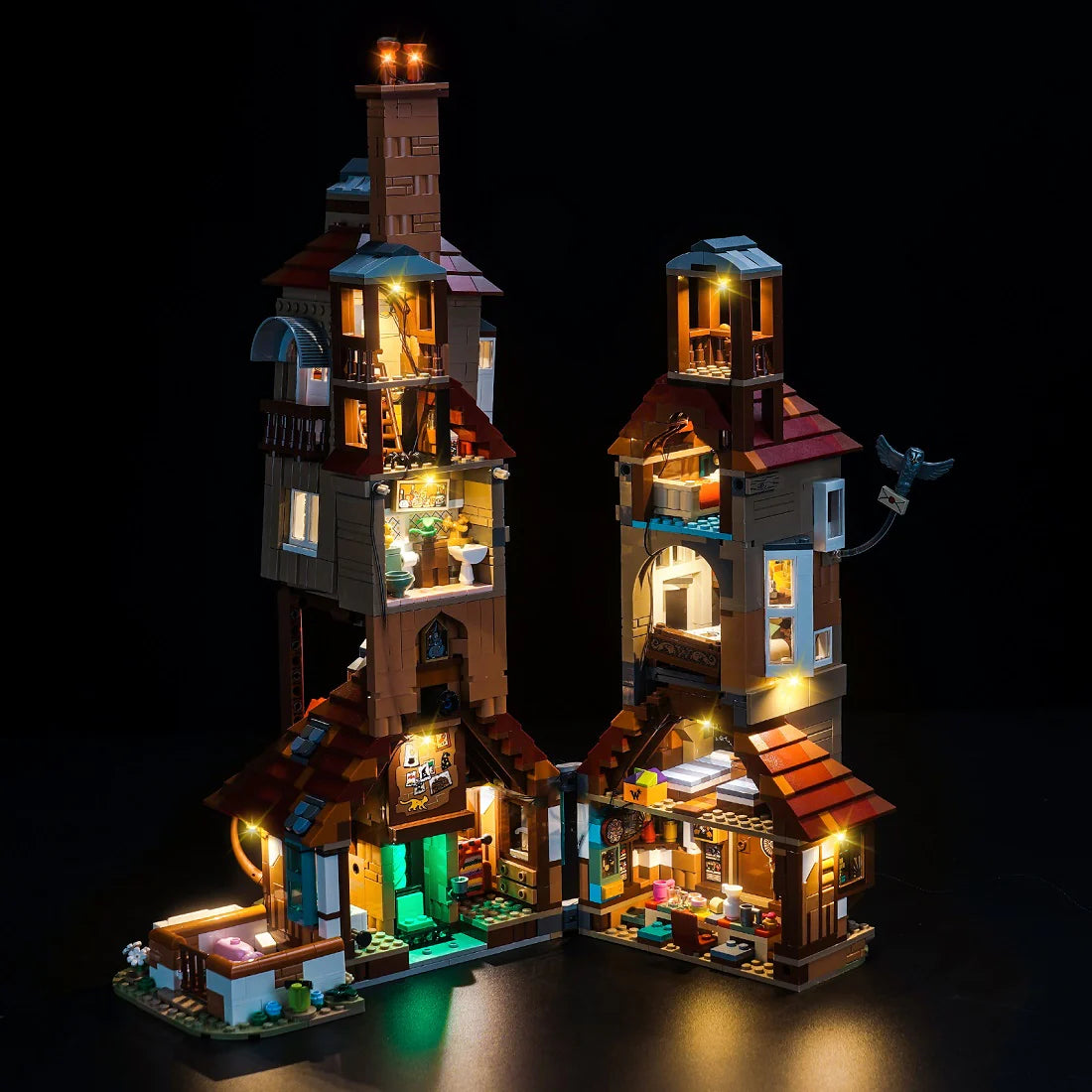 LED Licht Set für LEGO Der Fuchsbau - Sammleredition (76437) inkl. Fernbedienung