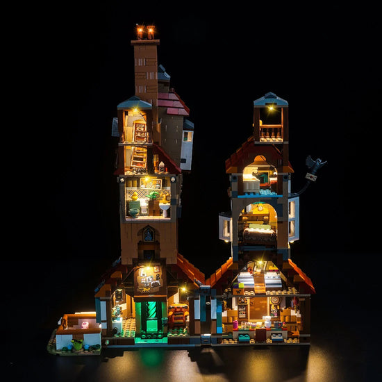 BrickBling - LED Licht Set für LEGO Der Fuchsbau – Sammleredition (76437) inkl. Fernbedienung