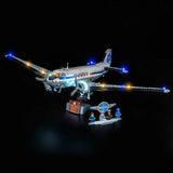 LED Licht Set für LEGO Douglas™ DC-3™ PAN AM® Passagierflugzeug (11378) inkl. Fernbedienung