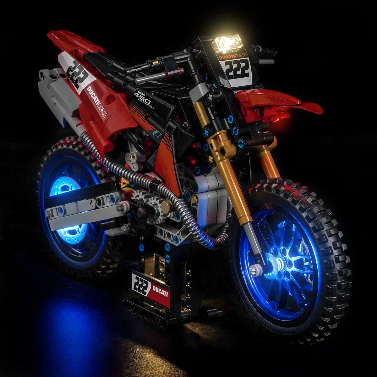 LED Licht Set für LEGO Ducati Desmo450 MX Factory Motorrad (42238)
