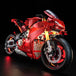 BrickBling - LED Licht Set für LEGO Ducati Panigale V4 S Motorrad (42202) inkl. Fernbedienung