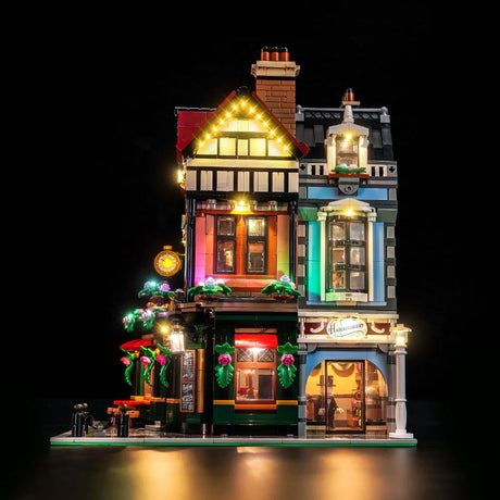 LED Licht Set für LEGO Eckhaus im Tudorstil (10350) inkl. Fernbedienung