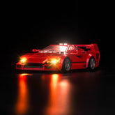 LED Licht Set für LEGO Ferrari F40 Supersportwagen (76934)