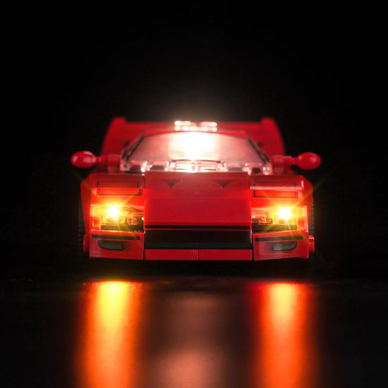 BrickBling - LED Licht Set für LEGO Ferrari F40 Supersportwagen (76934)