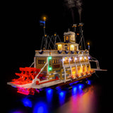 LED Licht Set für LEGO Flussraddampfer (21356) inkl. Fernbedienung und Sprühmodul