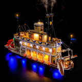 LED Licht Set für LEGO Flussraddampfer (21356) inkl. Fernbedienung und Sprühmodul