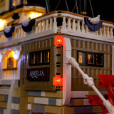 LED Licht Set für LEGO Flussraddampfer (21356) inkl. Fernbedienung und Sprühmodul