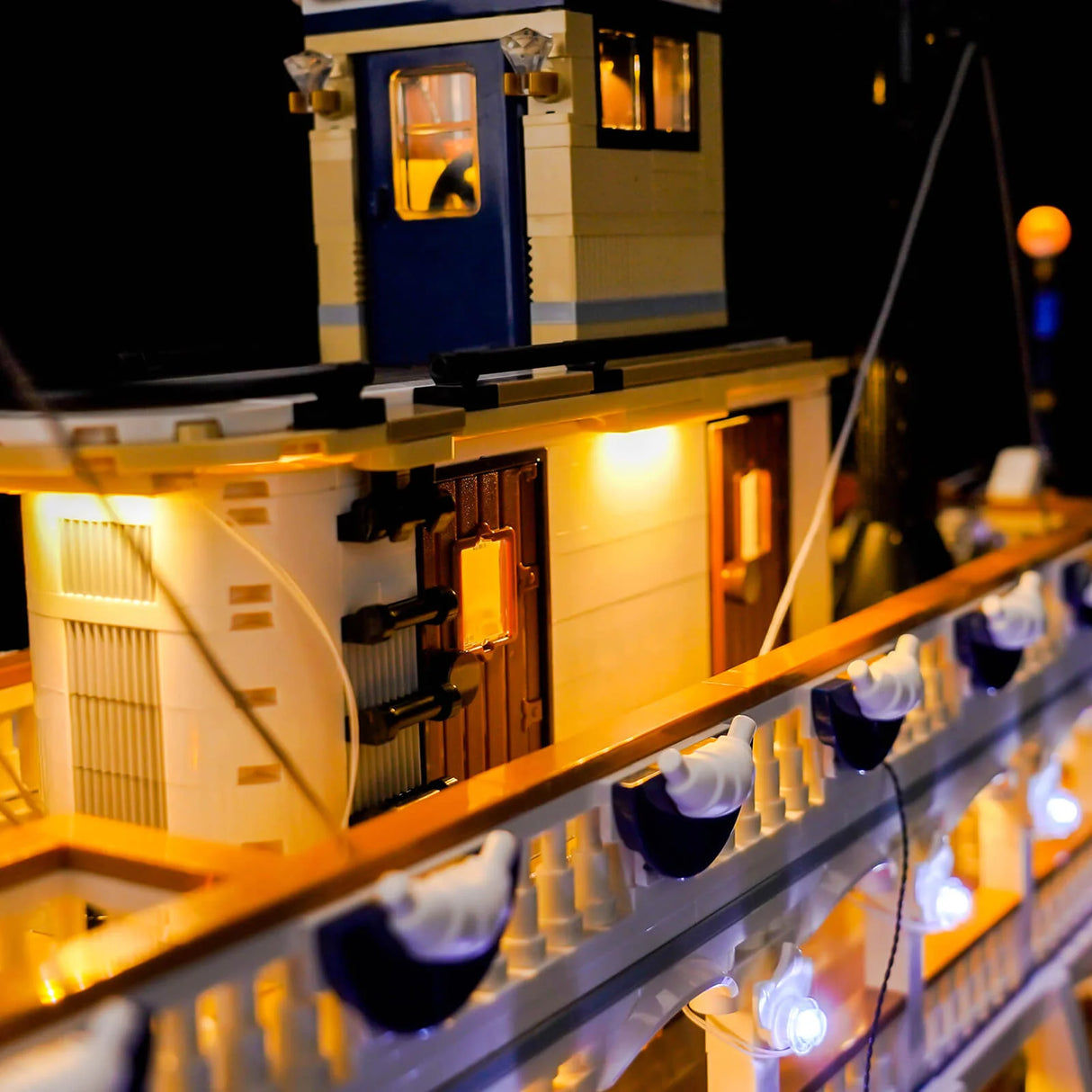 LED Licht Set für LEGO Flussraddampfer (21356) inkl. Fernbedienung und Sprühmodul