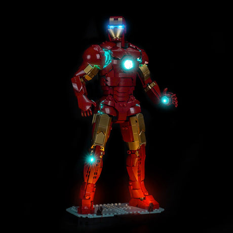 BrickBling LED Licht Set für LEGO Iron Man Mark 3 Sammleredition (76344) inkl. Fernbedienung P107202