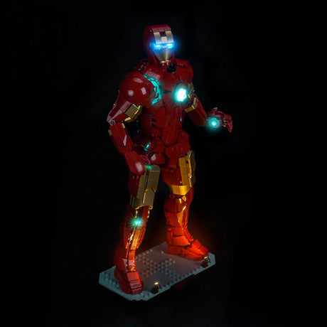 LED Licht Set für LEGO Iron Man Mark 3 Sammleredition (76344) inkl. Fernbedienung
