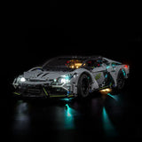 LED Licht Set für LEGO Lamborghini Revuelto Supersportwagen (42214) inkl. Fernbedienung
