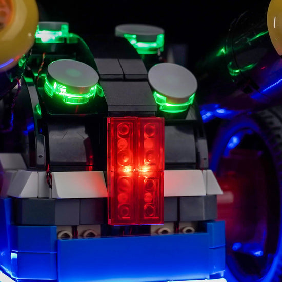 BrickBling - LED Licht Set für LEGO Mario Kart: Mario & Standard-Kart (72037) inkl. Fernbedienung