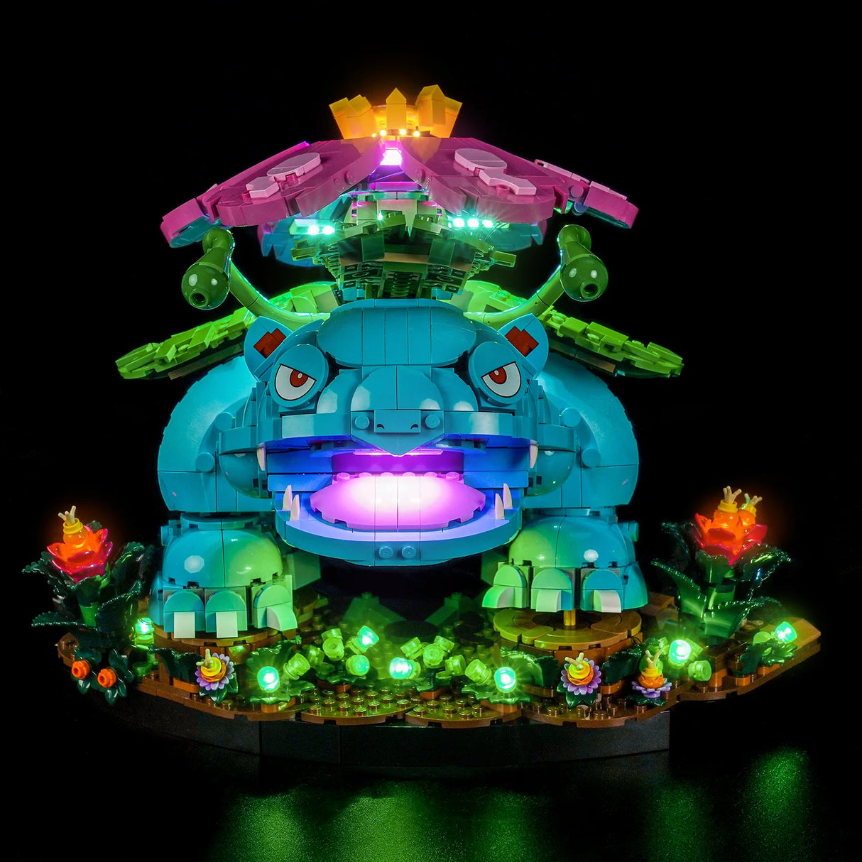 LED Licht Set für LEGO Pokémon: Bisaflor, Glurak und Turtok (72153) inkl. Fernbedienung