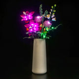 LED Licht Set für LEGO Schöner Rosafarbener Blumenstrauss (10342)