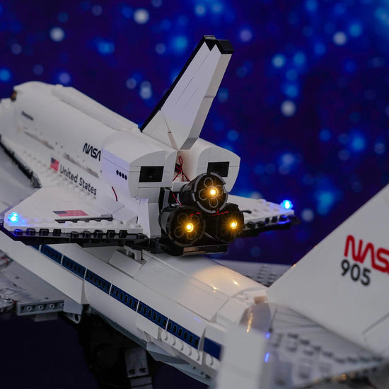 BrickBling - LED Licht Set für LEGO Spaceshuttle-Transport-Jumbo (10360) inkl. Fernbedienung