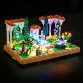 LED Licht Set für LEGO Springbrunnengarten (10359) inkl. Fernbedienung