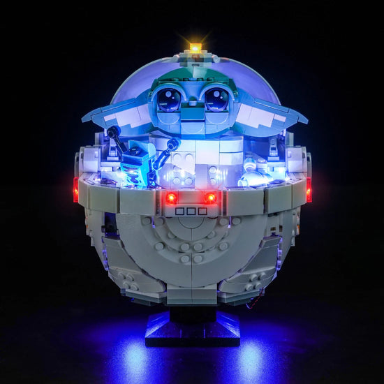 BrickBling - LED Licht Set für LEGO Star Wars: Grogu™ in seiner Repulsorwiege (75403)