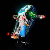 LED Licht Set für LEGO Star Wars: Jango Fetts Sternenschiff der Firespray-Klasse (75409) inkl. Fernbedienung