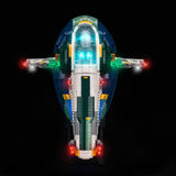 LED Licht Set für LEGO Star Wars: Jango Fetts Sternenschiff (75409) inkl. Fernbedienung