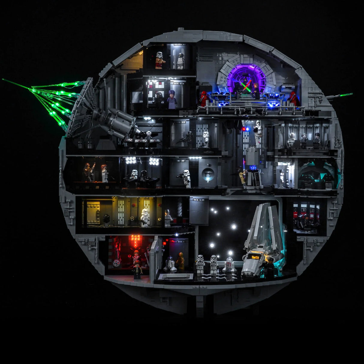 LED Licht Set für LEGO Star Wars: Todesstern (75419) inkl. Fernbedienung