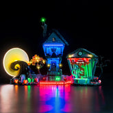 LED Licht Set für LEGO Tim Burtons Disney Film Nightmare Before Christmas (21351) inkl. Fernbedienung