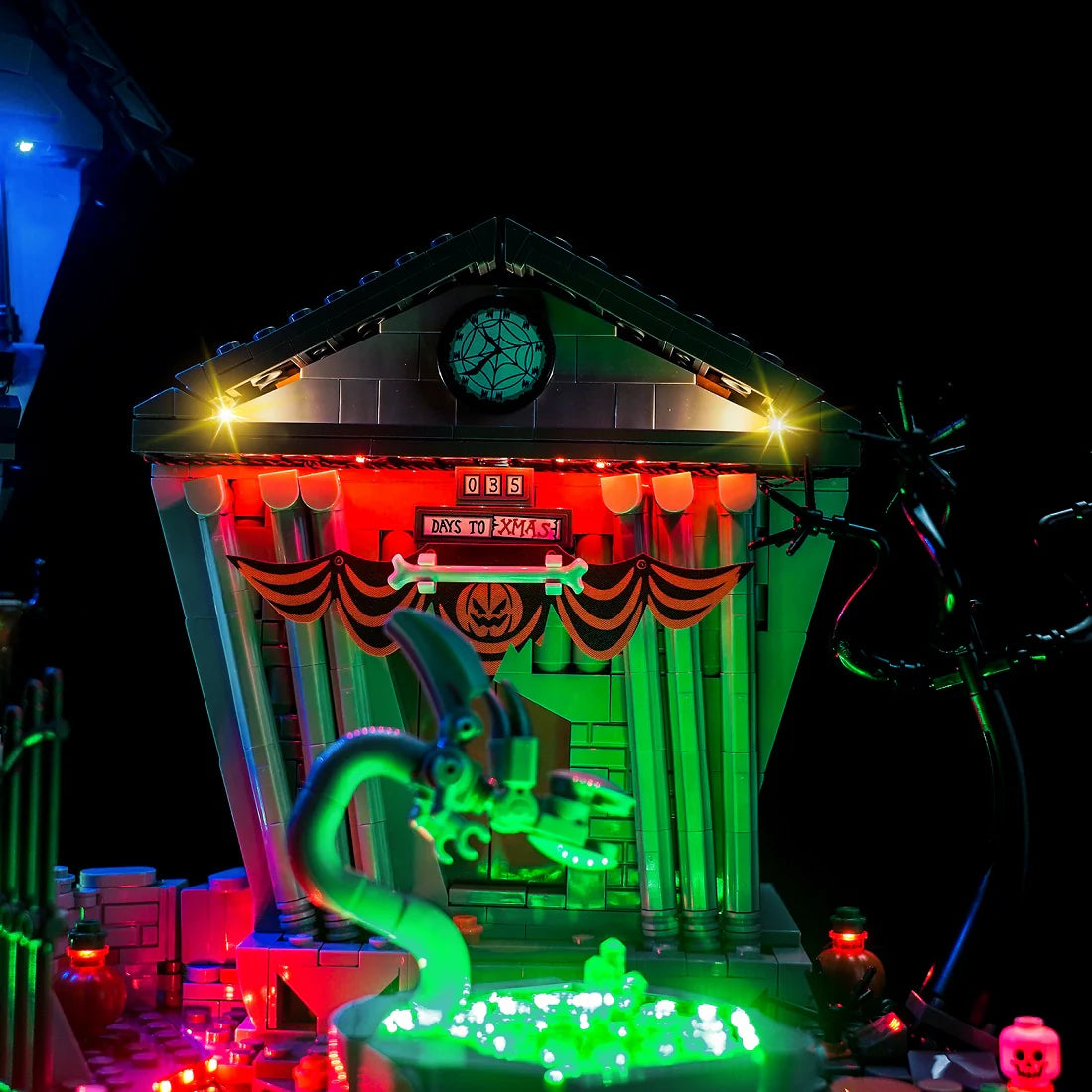 LED Licht Set für LEGO Tim Burtons Disney Film Nightmare Before Christmas (21351) inkl. Fernbedienung