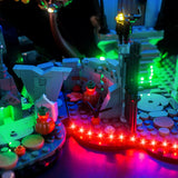 LED Licht Set für LEGO Tim Burtons Disney Film Nightmare Before Christmas (21351) inkl. Fernbedienung