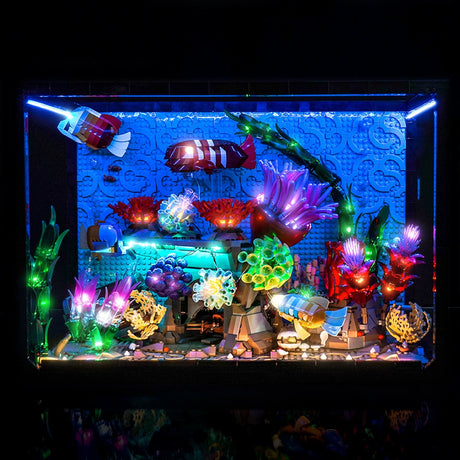 LED Licht Set für LEGO Tropisches Aquarium (10366) inkl. Fernbedienung
