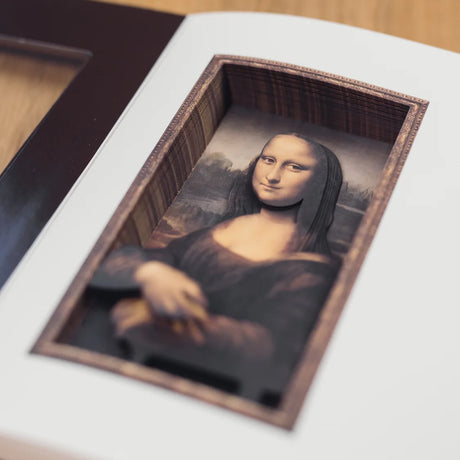 Leonardo Da Vinci "Mona Lisa" - 3D Notizbuch