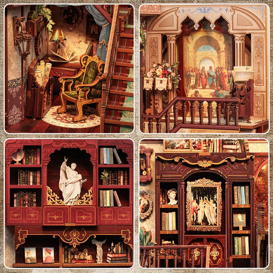 CuteBee - Library of Wisdom - Book Nook