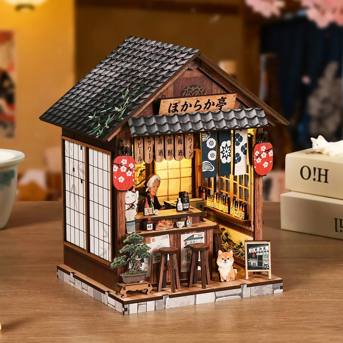 Die Sake-Bar der alten Meisterin - Diorama