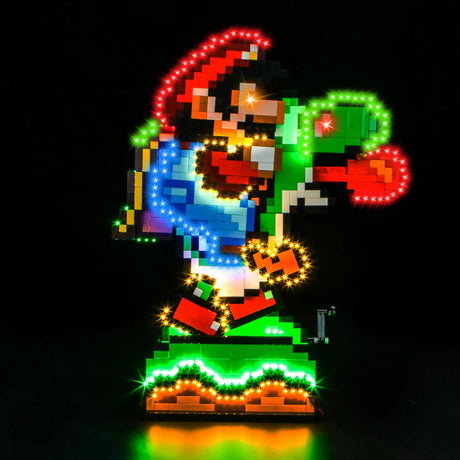 LED Licht Set für LEGO Super Mario World: Mario & Yoshi (71438)