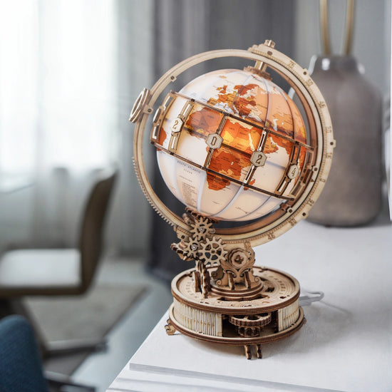 ROKR - Luminous Globe - 3D Holzbausatz