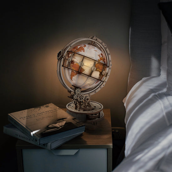 ROKR - Luminous Globe - 3D Holzbausatz