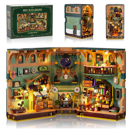 Insoon Magisches Labor Book Nook - Klemmbausteine IS-625006