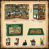 Magisches Labor Book Nook - Klemmbausteine